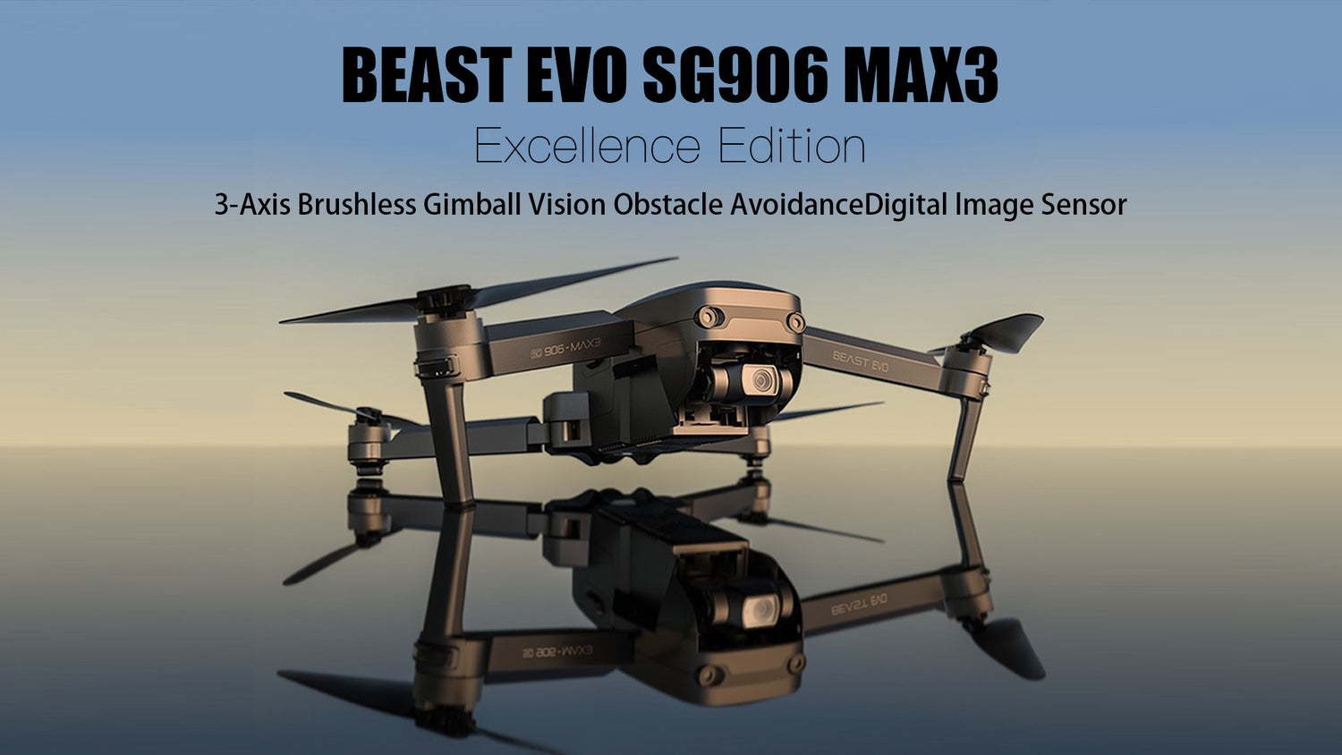 ZLL Beast EVO SG906 MAX3 RC Drone Upgrade Visual Obstacle Avoidance 3-Axis Gimbal 4K Camera GPS 5G WIFI Professional Quadcopter
