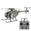 RCERA C189S MD500 Bird RC Helicopter 1:28 Dual Brushless Pneumatic High Optical Flow Positioning Helicopter