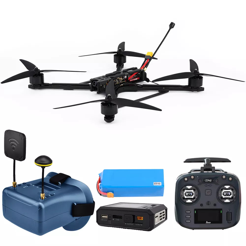 drone goggles fpv X8 10 inch FPV Drone Long Distance Large Load 5-7KG HD image transmission FPV Drone Set