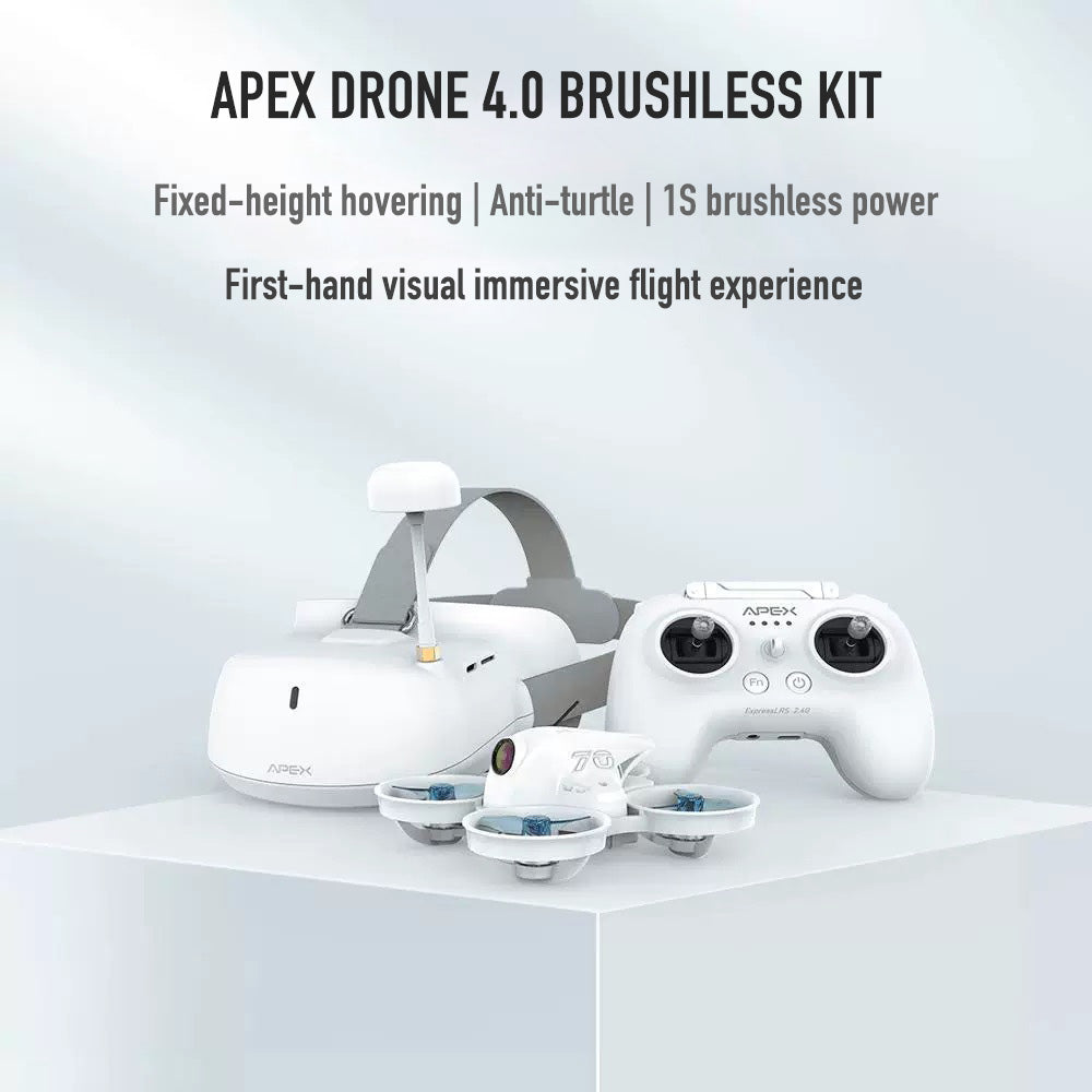 APEX PRO FPV Drone Head Tracking Mode Mini FPV Racing Drone Set 5.8G Real-Time Image Transmission Super-Wide Camera FPV Goggles