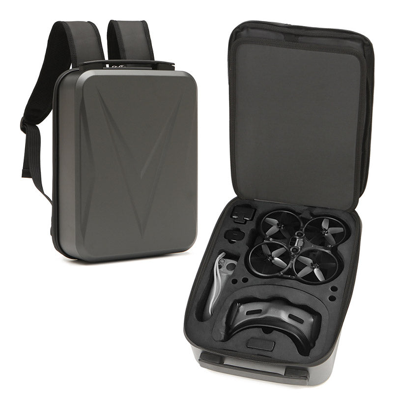 fpv goggles case DJI Avata backpack storage bag FPV drone hard shell storage box accessories, Black