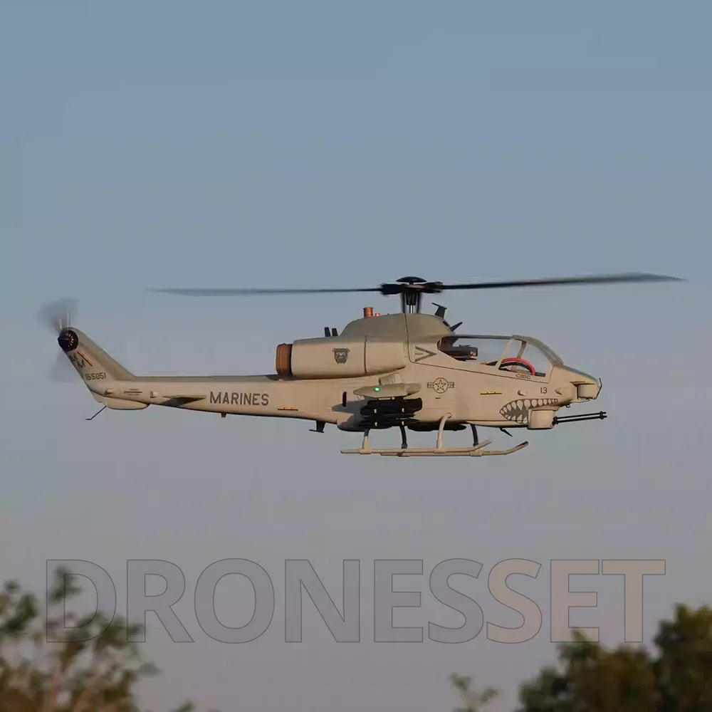 ROBAN 470 AH-1 Cobra Scale Helicopter Missile/LED Light GPS Stabilized 2-Blade PNP/RTF Version RC Helicopter