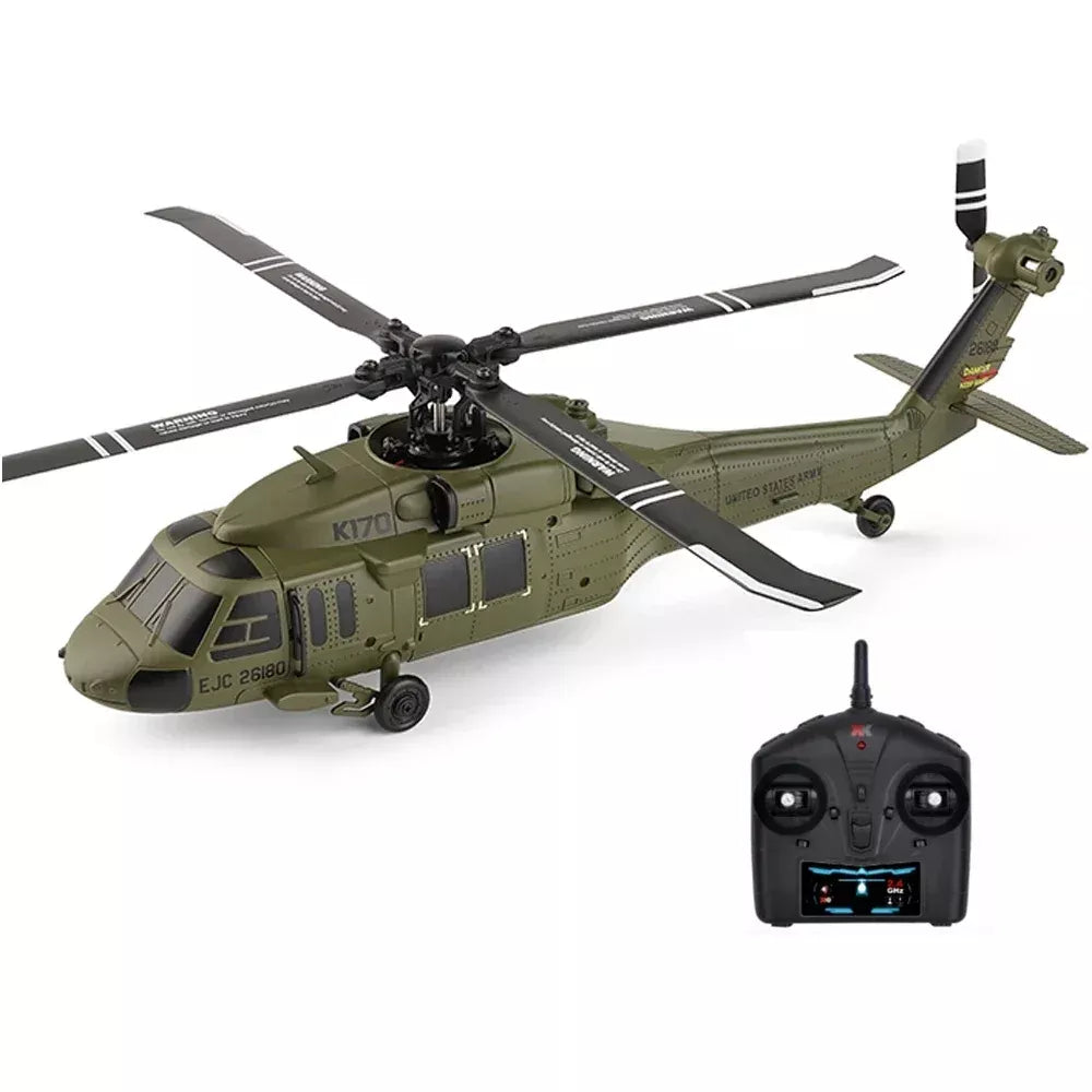 Wltoys K170 Black Hawk UH-60L Brushless RC Helicopter | dronesset Wltoys K170 Black Hawk UH-60L Brushless RC Helicopter | dronesset