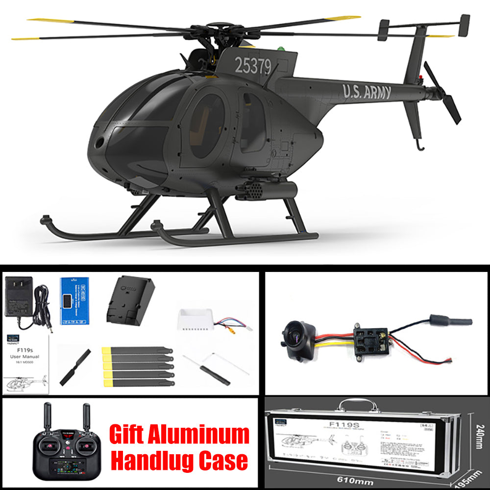 YUXIANG F119S MD-500 Bird Helicopter GPS Altitude Hold Optical Flow Positioning Radar Brushless 3D Stunt RC Helicopter