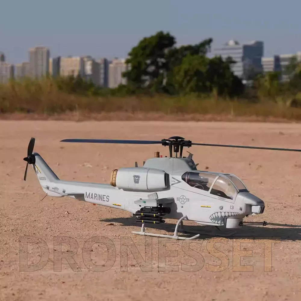 ROBAN 470 AH-1 Cobra Scale Helicopter Missile/LED Light GPS Stabilized 2-Blade PNP/RTF Version RC Helicopter