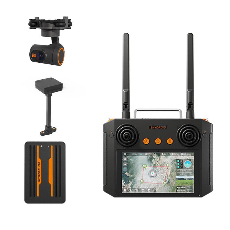 Skydroid S1 PRO Autonomous Control System with H12 Remote Controller 1080P Digital Video Transmission and RTK Navigation