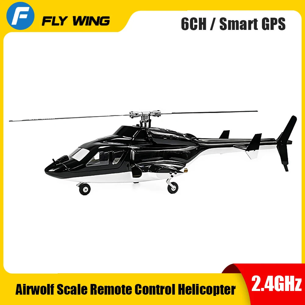 FLYWING Airwolf Helicopter FW450L V3 6CH Upgraded ACE flight control System RC Helicopter RTF Version