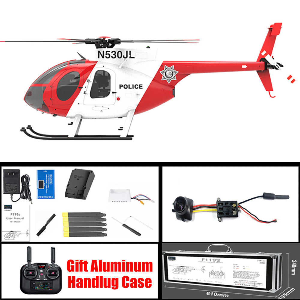 YUXIANG F119S MD-500 Bird Helicopter GPS Altitude Hold Optical Flow Positioning Radar Brushless 3D Stunt RC Helicopter
