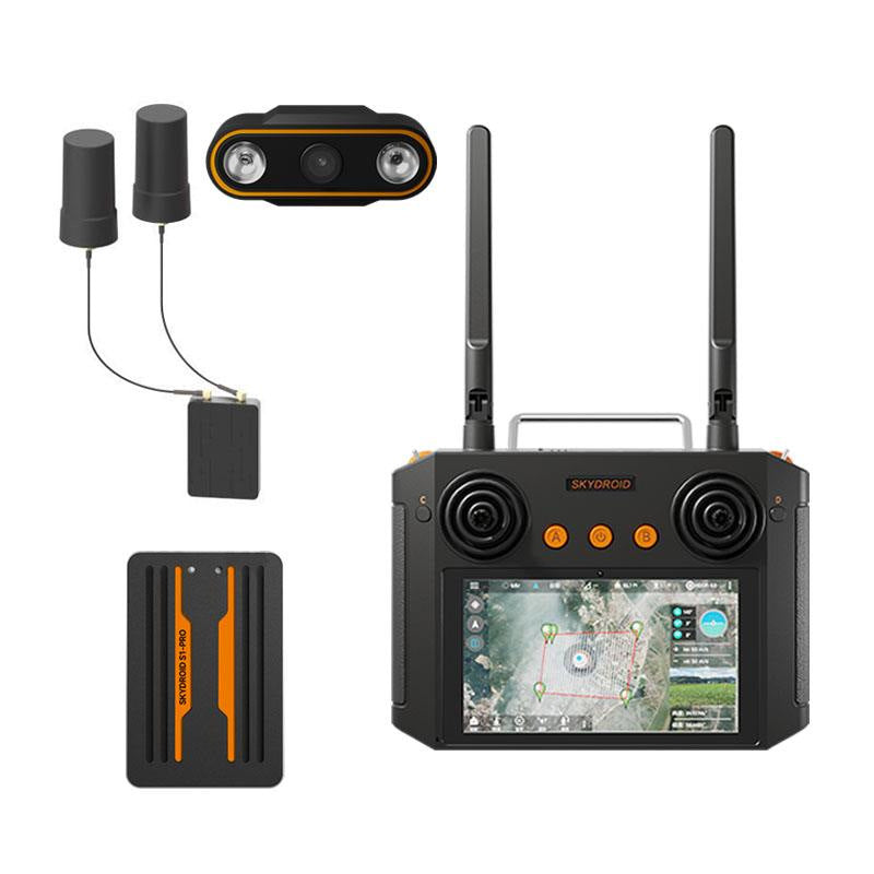Skydroid S1 PRO Autonomous Control System with H12 Remote Controller 1080P Digital Video Transmission and RTK Navigation