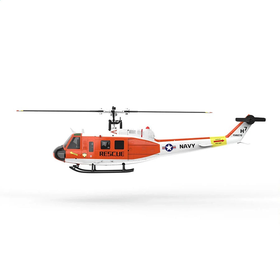 YUXIANG F07H Huey UH-1D NAVY Rescue Scale RC Helicopter GPS Optical Flow Positioning Intelligent Altitude Hold Helicopter
