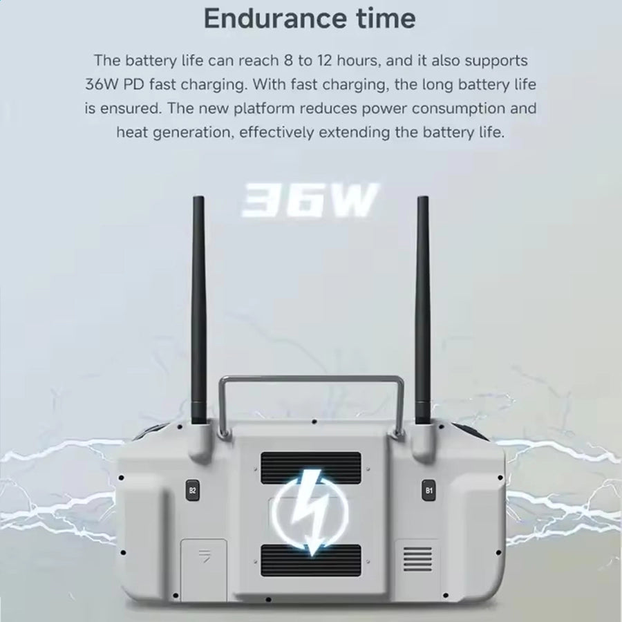 Skydroid G20 Smart Remote Controller Android 13 Ground Station with 30KM Dual-Band 2.4G/5.8G Video Transmission and 7-Inch Display