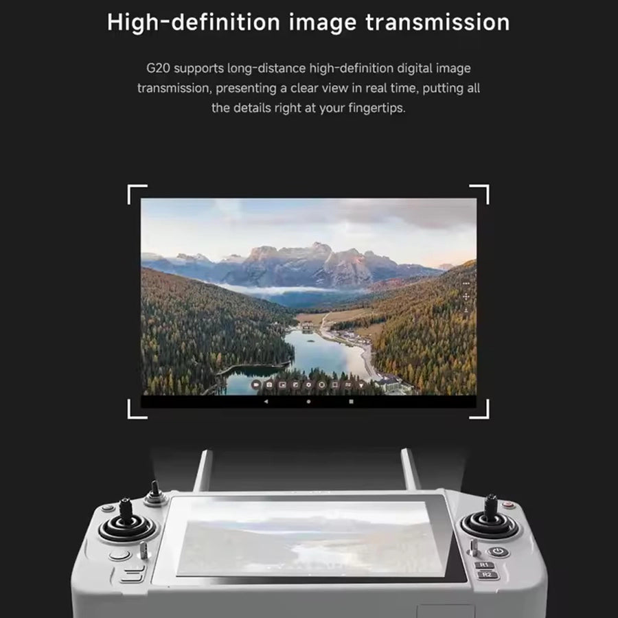Skydroid G20 Smart Remote Controller Android 13 Ground Station with 30KM Dual-Band 2.4G/5.8G Video Transmission and 7-Inch Display