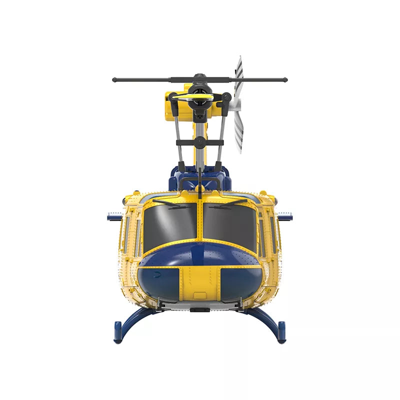 RCERA C032 UH-1 RC Helicopter 1/48 6CH 6-axis Gyro Barometer Altitude Determination Optical Flow Positioning TOF Laser Radar Aerobatic Helicopter