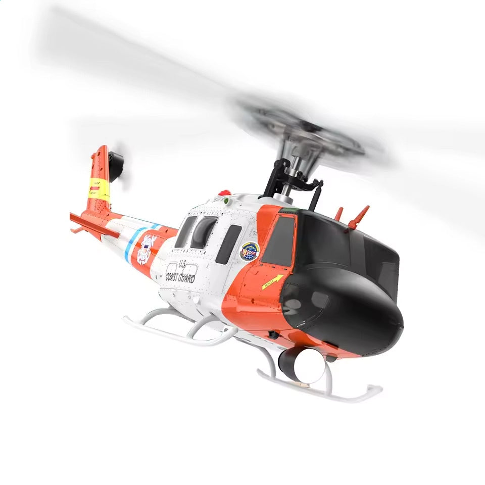 YUXIANG F07S Huey UH-1D RC Helicopter Coast Guard Scale GPS Intelligent Control System