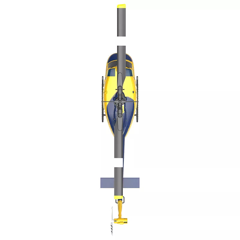 RCERA C032 UH-1 RC Helicopter 1/48 6CH 6-axis Gyro Barometer Altitude Determination Optical Flow Positioning TOF Laser Radar Aerobatic Helicopter