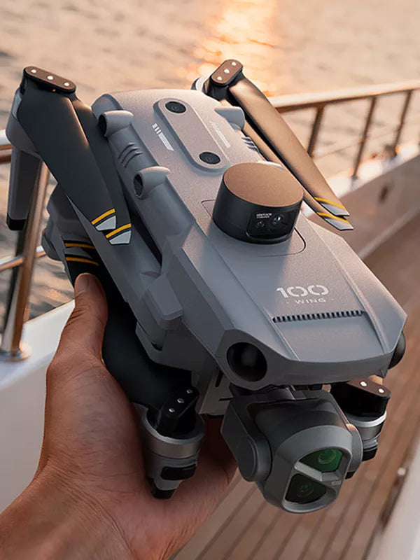 SMRC WING100 Upgraded version 8K Drone 3-Axis Gimbal Obstacle Avoidance 5G GPS Quadcopter Optional Screen Remote Control