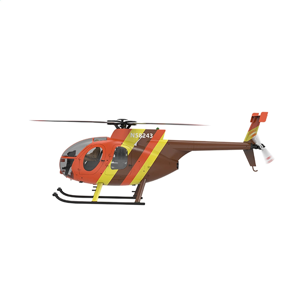 YUXIANG F118S MH-6 Little Bird 250-Class 1/16 Scale FPV 5-Blade Flybarless GPS RTF RC Military Helicopter