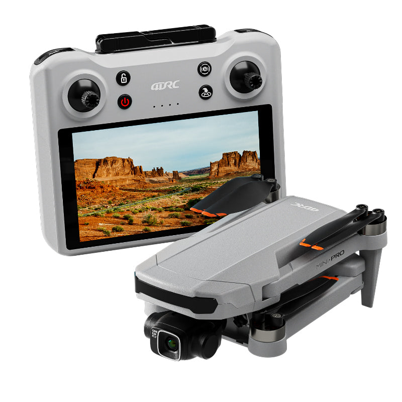 4DRC F15 3-Axis Gimbal 4K Drone HD Camera GPS 5G WIFI Quadcopter 5.5 Inch Touch Screen Remote Control