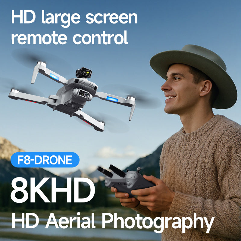 4DRC F8 MAX Brushless Drone HD Camera GPS 5G WiFi Obstacle Avoidance Quadcopter with Screen Remote Control