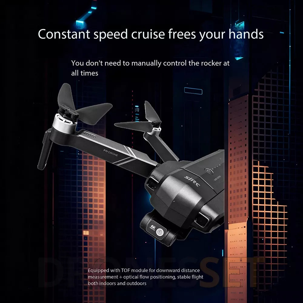 SJRC F11 S3 XR 4K Drone 3-Axis Gimbal EIS HD Camera GPS 5G WiFi Brushless Quadcopter Remote Control With Screen