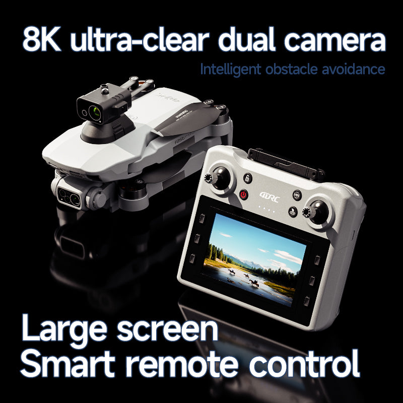 4DRC F8 MAX Brushless Drone HD Camera GPS 5G WiFi Obstacle Avoidance Quadcopter with Screen Remote Control