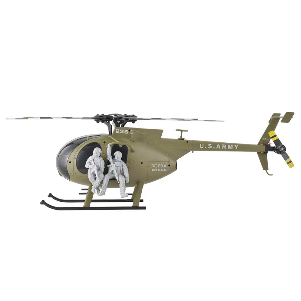 RCERA C189S MD500 Bird RC Helicopter 1:28 Dual Brushless Pneumatic High Optical Flow Positioning Helicopter