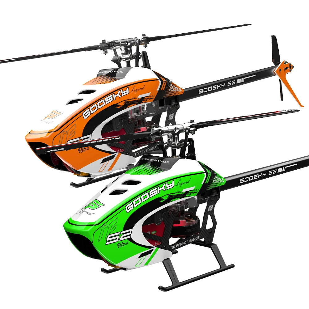 GOOSKY S2 Ultra RC Helicopte 3D Aerobatic Dual Brushless Direct Drive BNF Rotorflight Flight Control System