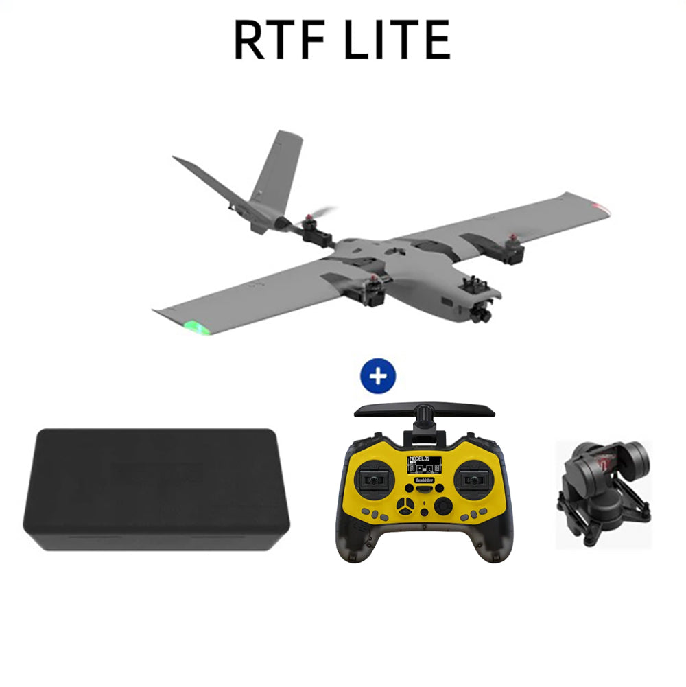 AFModel ROCWING VTOL Airplane FPV 3-axis Fixed-wing Airplane UAV Model Airplane Reconnaissance Airplane