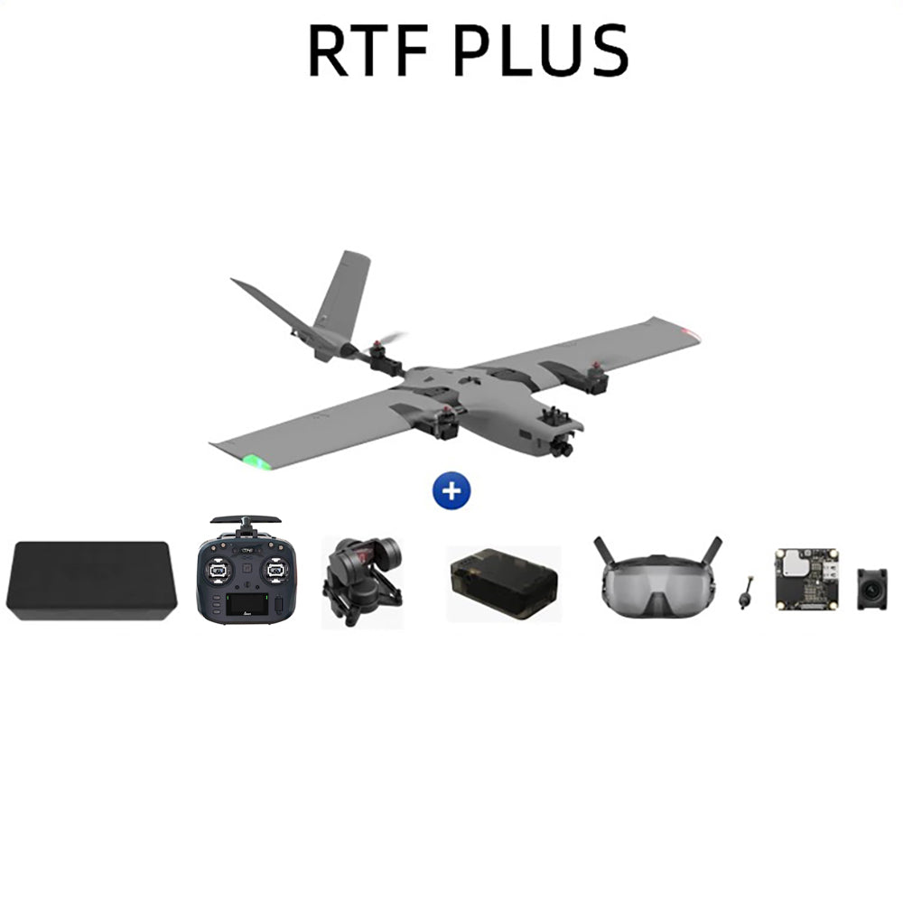 AFModel ROCWING VTOL Airplane FPV 3-axis Fixed-wing Airplane UAV Model Airplane Reconnaissance Airplane