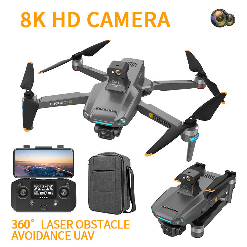 New RC Drone S808 3-axis Gimbal HD Camera 8K GPS 5G Wifi FPV 5KM Aerial Photography Brushless Obstacle Avoidance Quadcopter