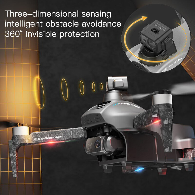 4DRC F13 RC Drone 3-axis Gimbal Obstacle Avoidance GPS 5G 4K EIS Camera 5km FPV Quadcopter