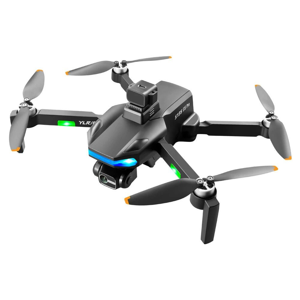 RC Drone S135 Pro 3-Axis Gimbal 360° Obstacle Avoidance Brushless Foldable GPS 5G WiFi 4K HD ESC Dual Camera Quadcopter