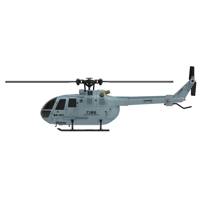 RC Helicopter C186 2.4G 4 Propellers 6 Axis Electronic Gyroscope Stabilization RC Plane Air Pressure Height Hold