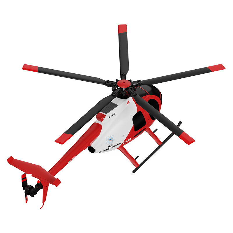 RC ERA C189 Bird 1:28 RC Helicopter TUSK MD500 Dual Brushless Simulation 6-Axis Gyro Barometric Altitude Hold Helicopter Toys