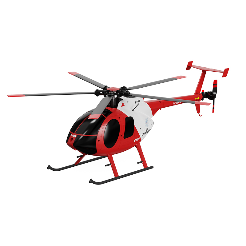 RC ERA C189 Bird 1:28 RC Helicopter TUSK MD500 Dual Brushless Simulation 6-Axis Gyro Barometric Altitude Hold Helicopter Toys
