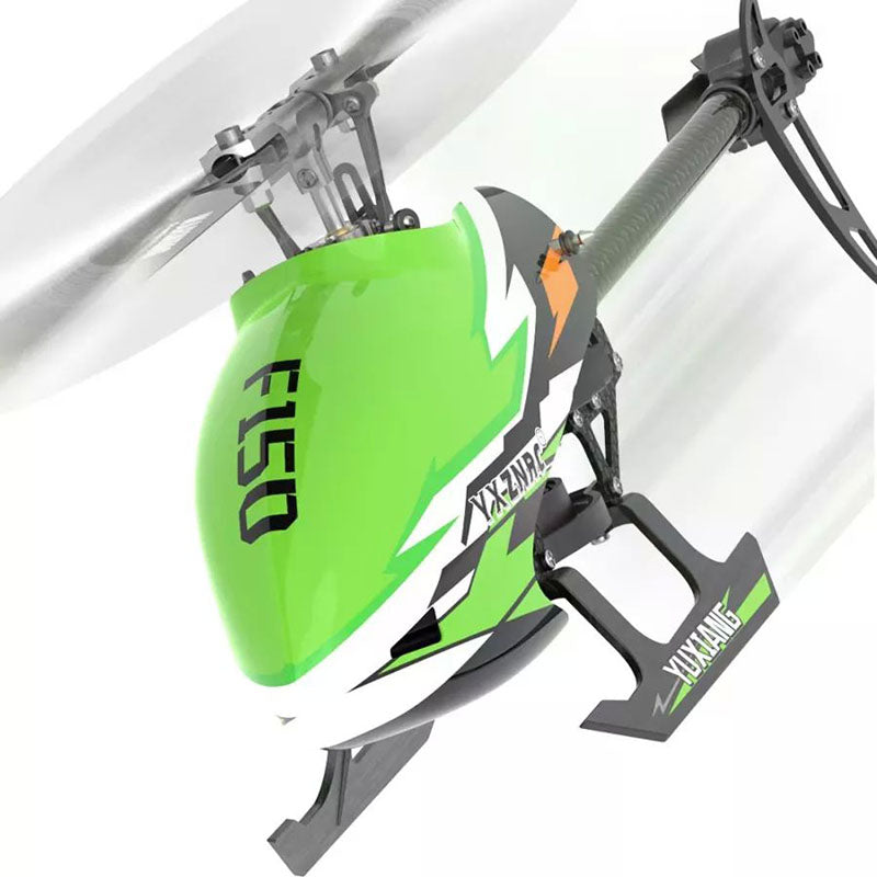 RC Helicopter YUXIANG F150 6CH 6Axis Gyro 3D/6G Dual Brushless Direct Drive Motor Flybarless Compatible with FUTABA S-FHSS