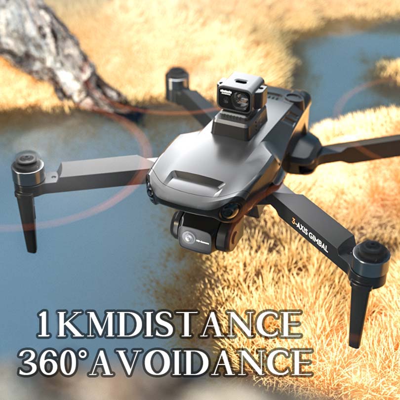 X38 Pro 6k Drone 3-Axis Gimbal HD Camera Aerial Photography Obstacle Avoidance Brushless Foldable Quadcopter