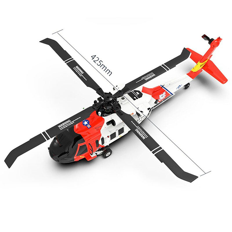 YXZNRC F09-S 6CH 6-Axis Gyro RC Helicopter GPS Optical Flow Positioning 5.8G FPV Camera Dual Brushless Motor 2.4G 1:47 Scale Flybarless Plane