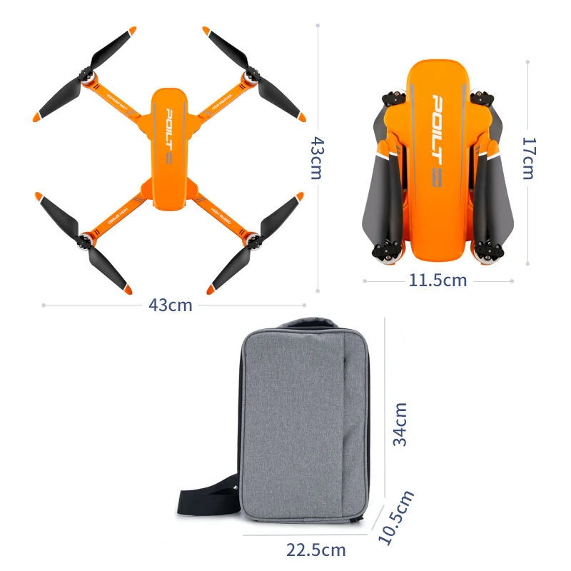 RC Drone JJRC X17 2-Axis Gimbal 6K HD Camera ESC GPS 5G WiFi Brushless Foldable Quadcopter