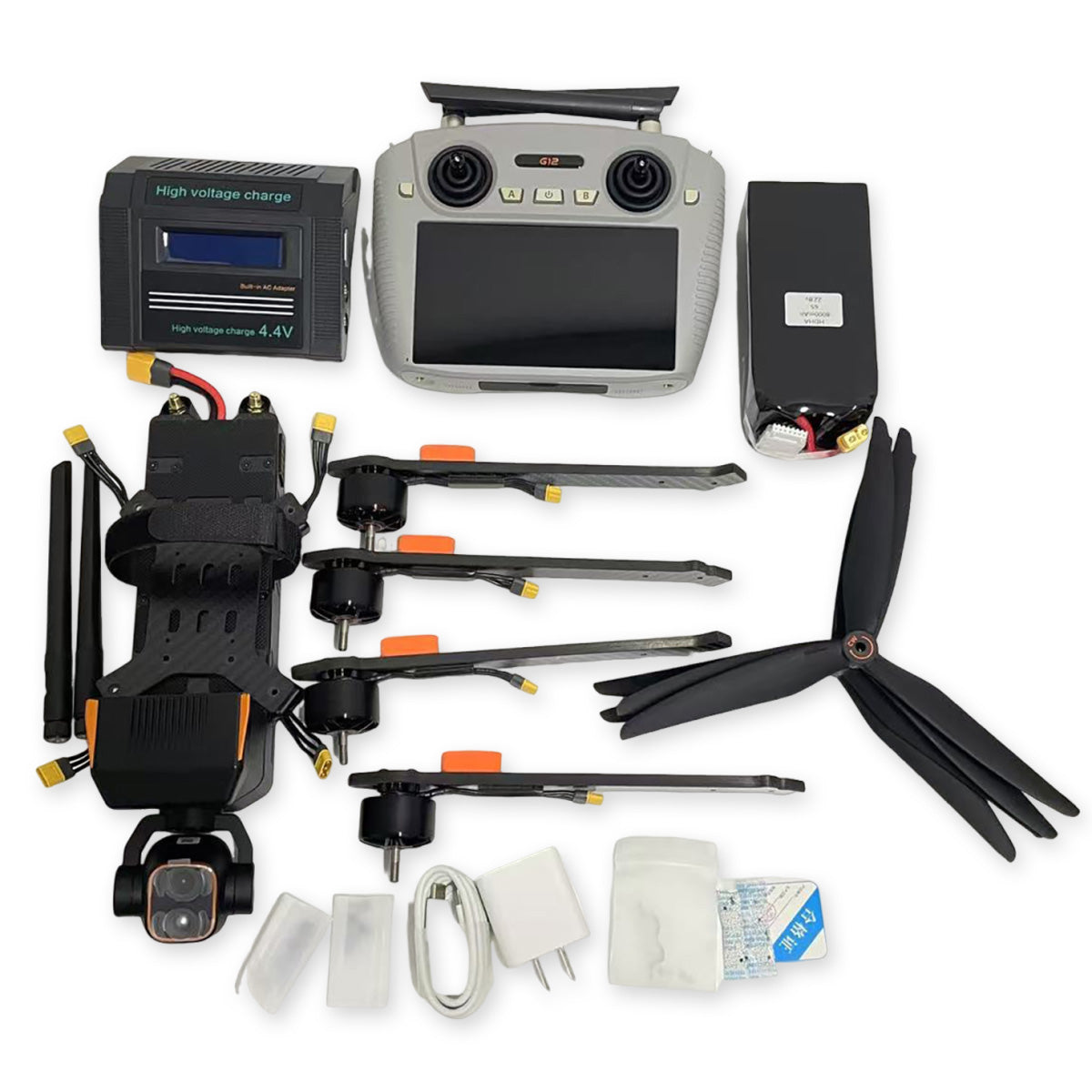 MX330T FPV Drone 10inch Dual-light 2K Camera Thermal Imaging Drone 20KM GPS 3KG Payload RTK AI Tracking Folding Quadcopter