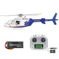 FLYWING Bell407 407 Scale RC Helicopter ACE Flight Control 6CH GPS Helicopter LED Light RTF