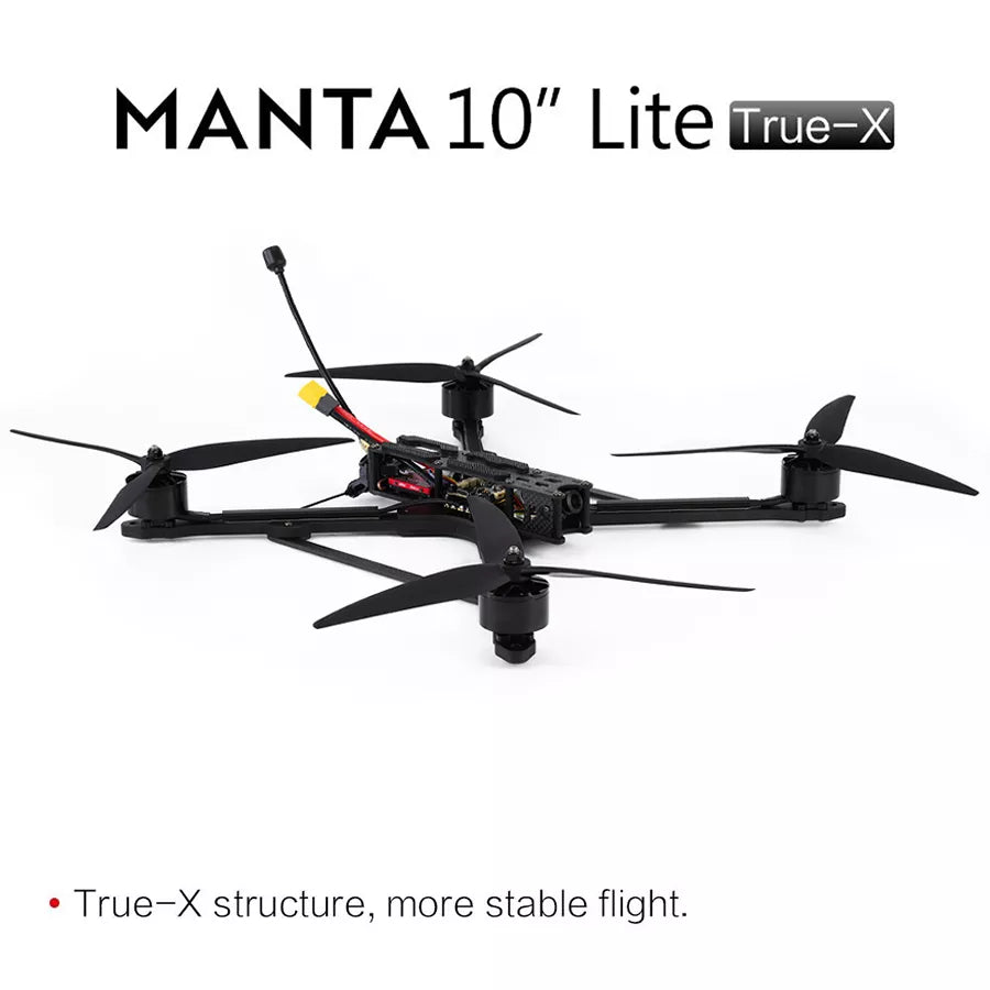 10inch FPV Drone Manta 10 X Lite Long Range Heavy Payload FPV Drone RTF Flying kit with Transmitter and Flight Goggles