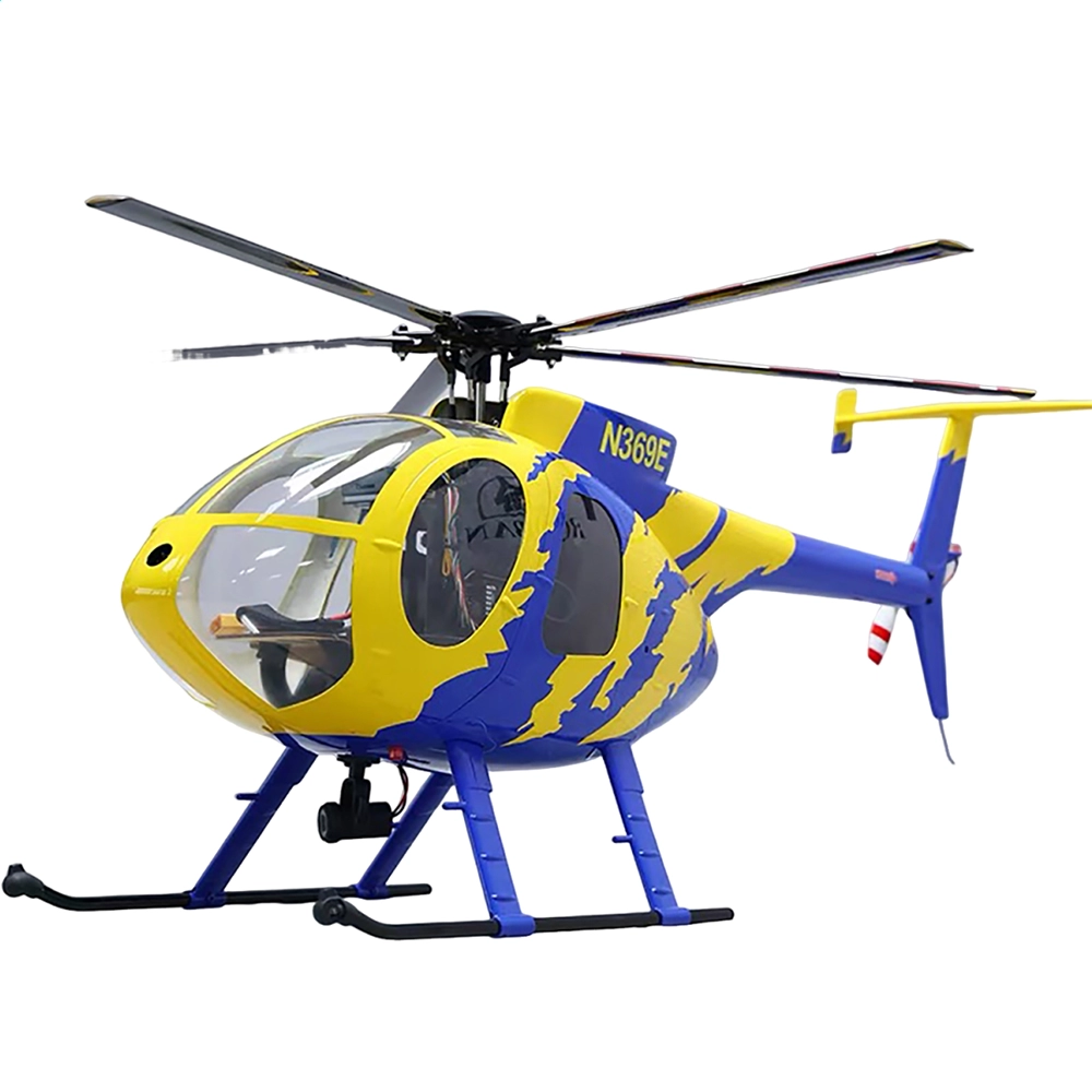 ROBAN 470 Class MD-500E Bird Helicopter GPS X2 Flight Control System LED Lighting System PNP/RTF Version RC Helicopter
