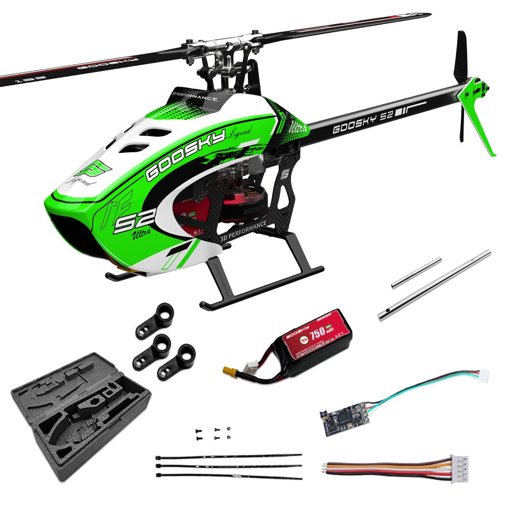 GOOSKY S2 Ultra RC Helicopte 3D Aerobatic Dual Brushless Direct Drive BNF Rotorflight Flight Control System