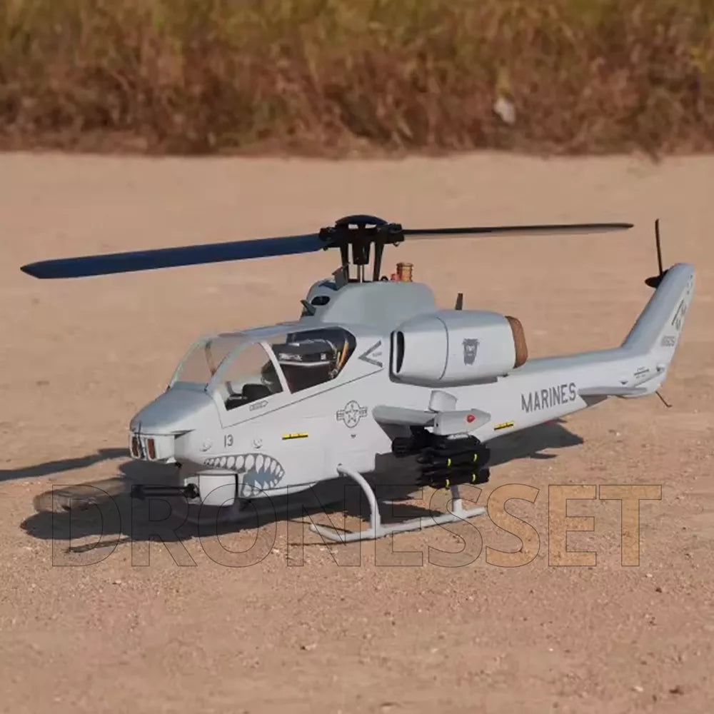 ROBAN 470 AH-1 Cobra Scale Helicopter Missile/LED Light GPS Stabilized 2-Blade PNP/RTF Version RC Helicopter
