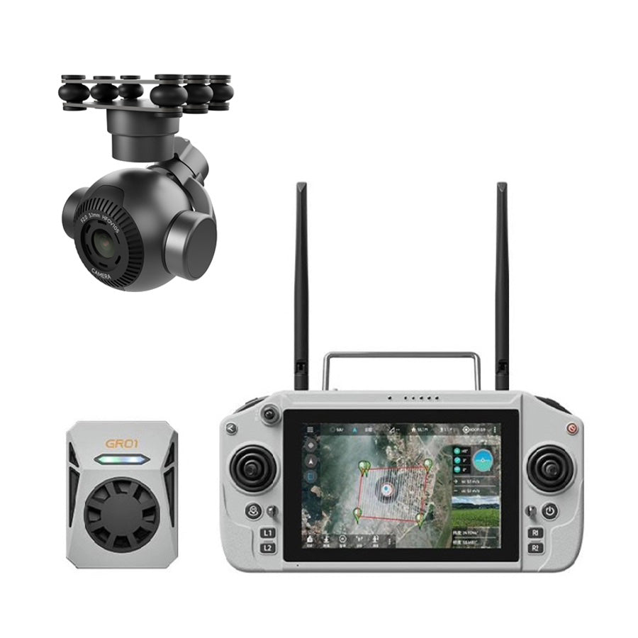 Skydroid G20 30KM Long Range Smart Drone Controller with Android 13 Dual-Band 2.4G/5.8G Transmission and 7” HD Screen