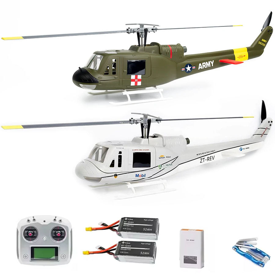 FLYWING UH1 V4 Upgrade Version Class 450L 6CH Brushless GPS Stabilized Altitude Hold RC Helicopter PNP/RTF H1 Flight Controller