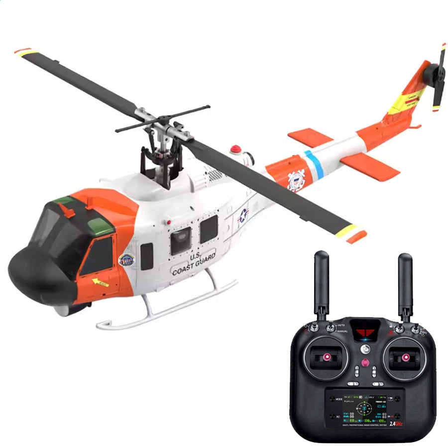 YUXIANG F07S Huey UH-1D RC Helicopter Coast Guard Scale GPS Intelligent Control System