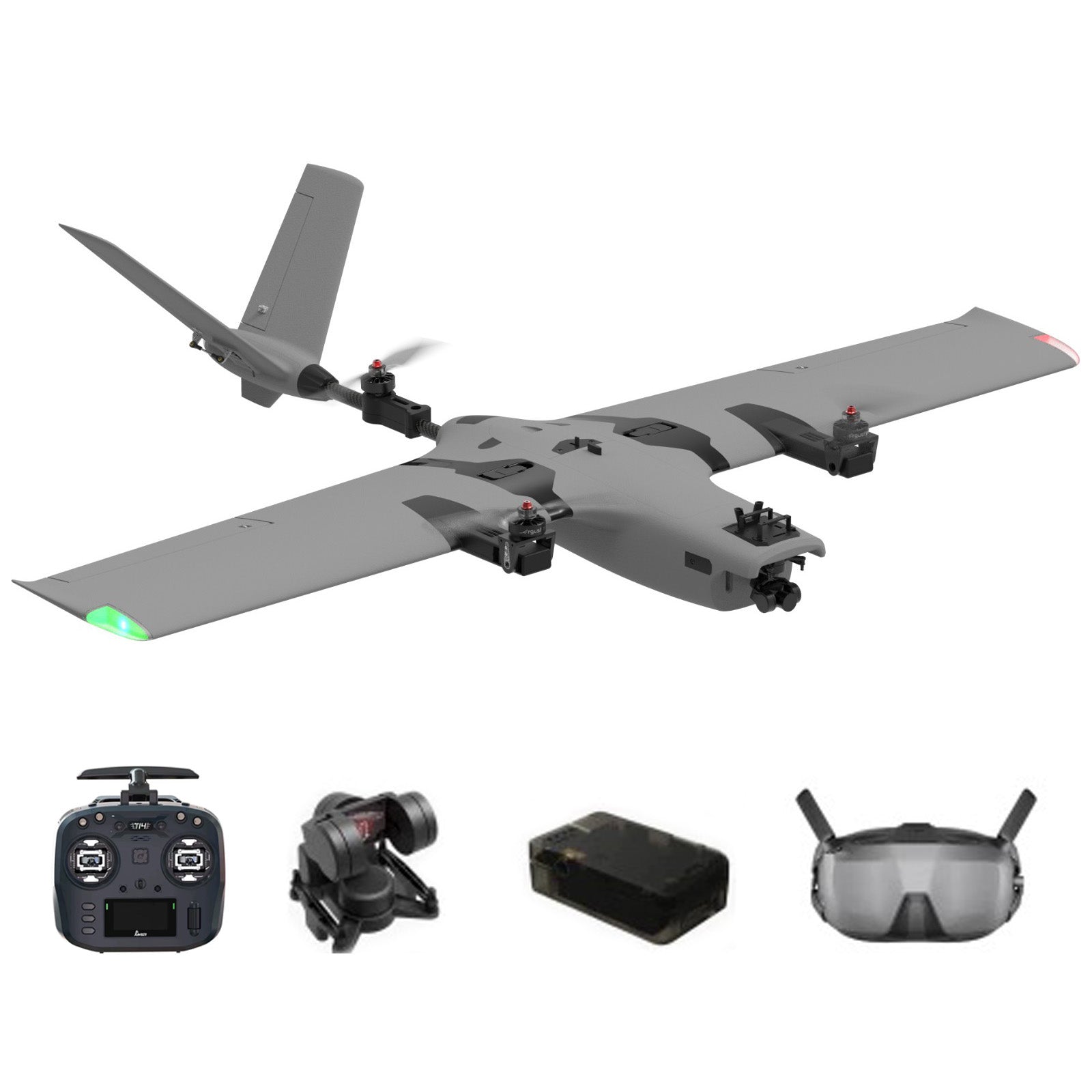 AFModel ROCWING VTOL Airplane FPV 3-axis Fixed-wing Airplane UAV Model Airplane Reconnaissance Airplane