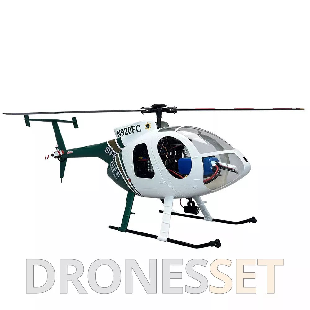 ROBAN 470 Class MD-500E Bird Helicopter GPS X2 Flight Control System LED Lighting System PNP/RTF Version RC Helicopter